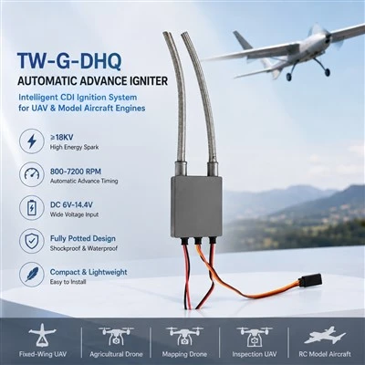 Automatski napredni CDI modul za paljenje za UAV, RC benzinske motore i modele aviona